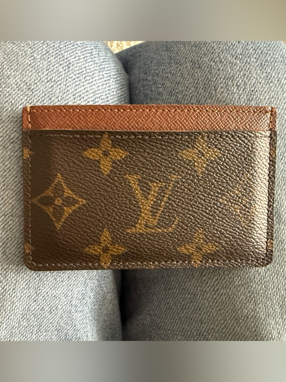 Louis Vuitton card holder Armagnac monogram